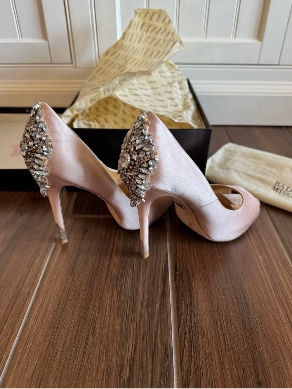 Badgley Mischka Kiara Heels, women’s size 8 - Picture 5 of 9